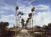 Meindert Hobbema The Avenue at Middelharnis oil painting reproduction